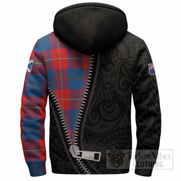 Blane Tartan Sherpa Hoodie New Zealand Pattern Unique Zipper Stylized