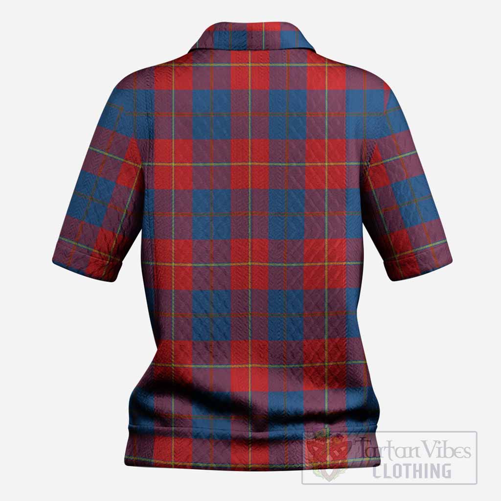 Blane Tartan Women’s Polo Sweater Top