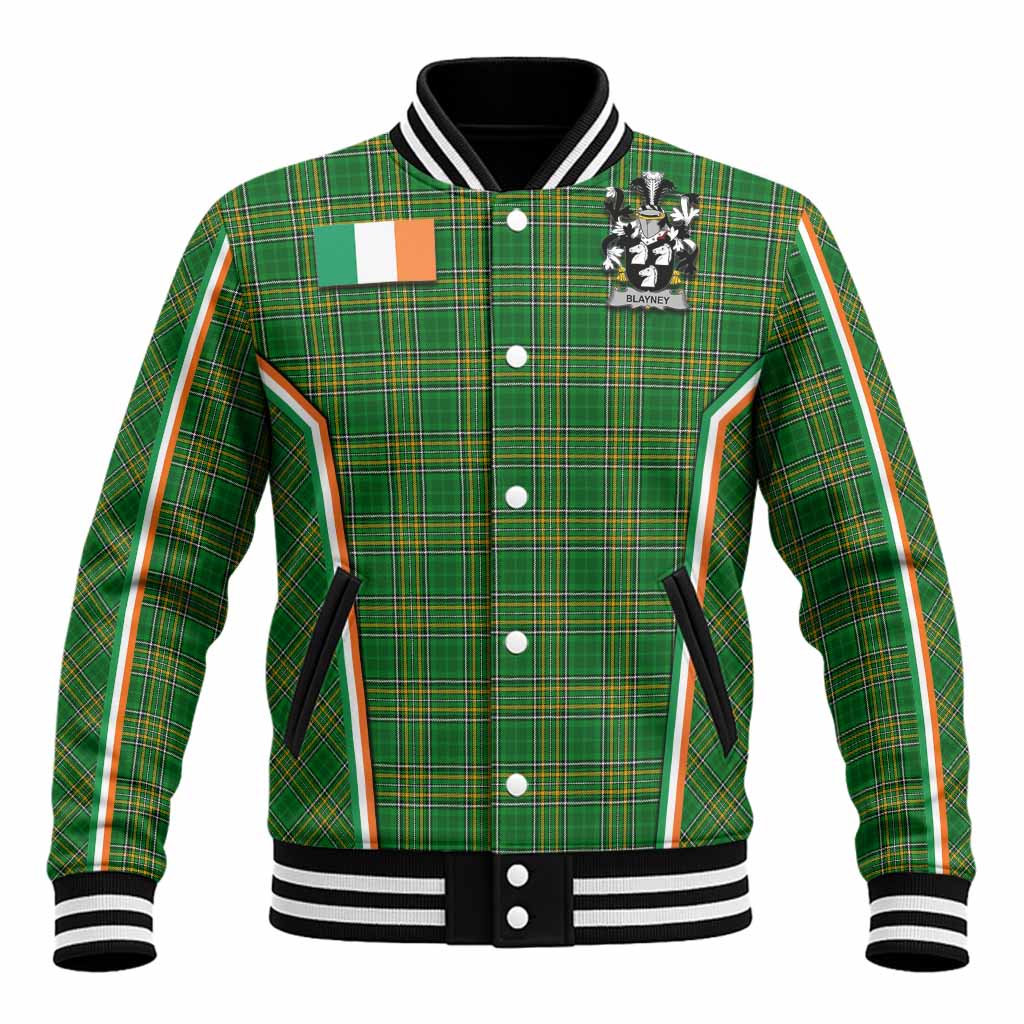 Blayney Irish Clan Coat of Arm Tartan Baseball Jacket Flag Style