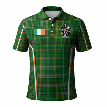 Blayney Irish Clan Coat of Arm Tartan Polo Shirt Flag Style
