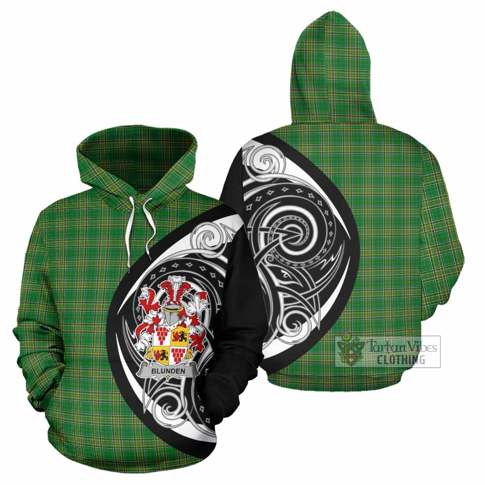 Tartan Vibes Clothing Blunden Irish Clan Hoodie Celtic Circle Style