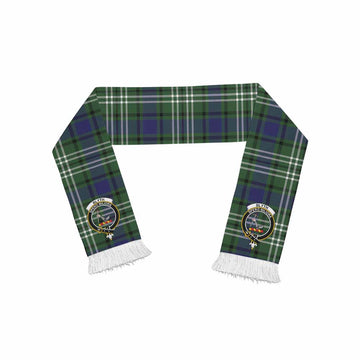 Tartan Vibes Clothing Blyth Tartan Ruffneck Scarf with Family Crest