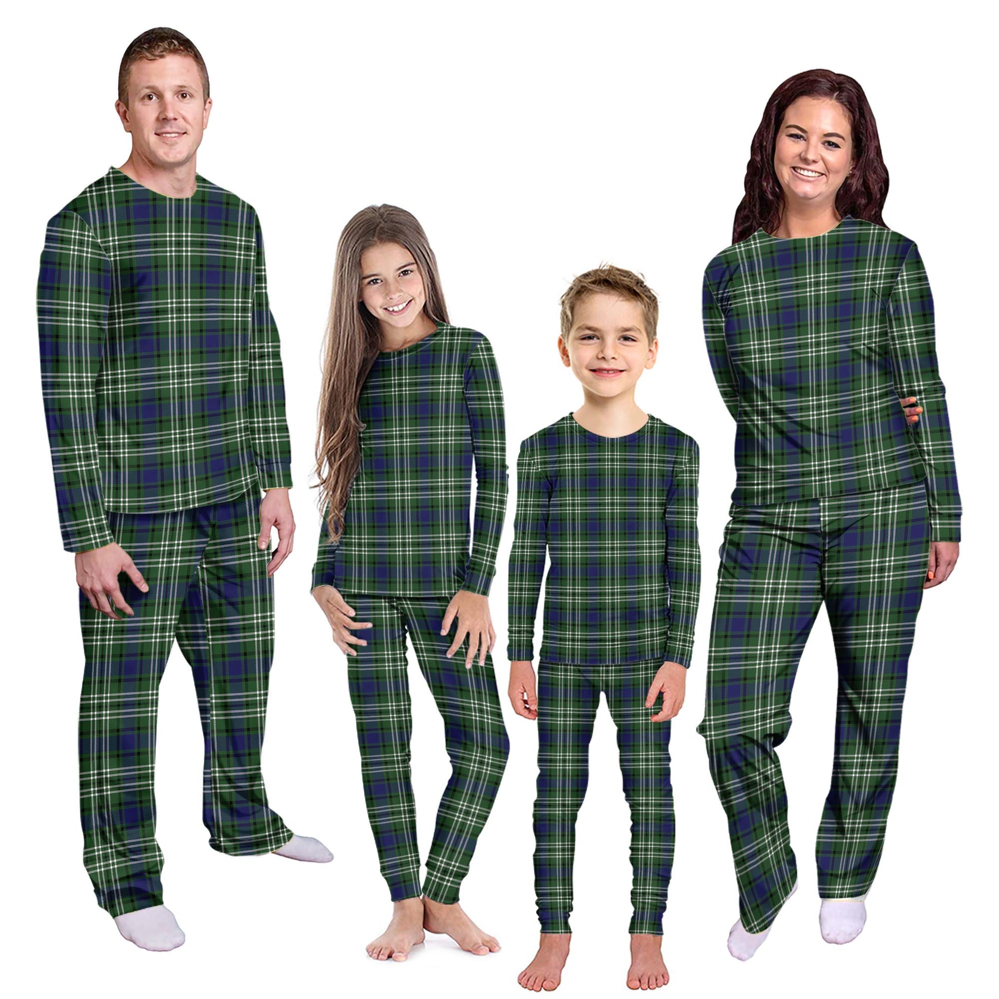 Blyth Tartan Pajamas Family Set Kid - Tartan Vibes Clothing