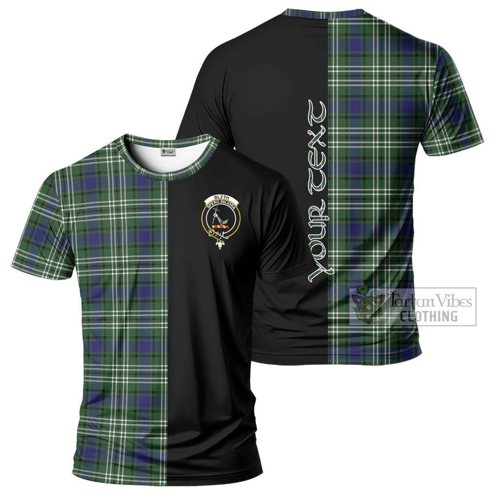 Blyth Tartan T-Shirt with Family Crest and Half Of Me Style Kid's Shirt - Tartan Vibes Clothing
