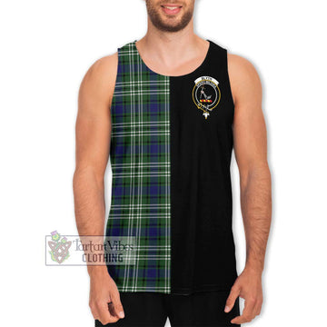 Blyth Tartan Men's Tank Top with Family Crest and Half Of Me Style Men - Tartan Vibes Clothing
