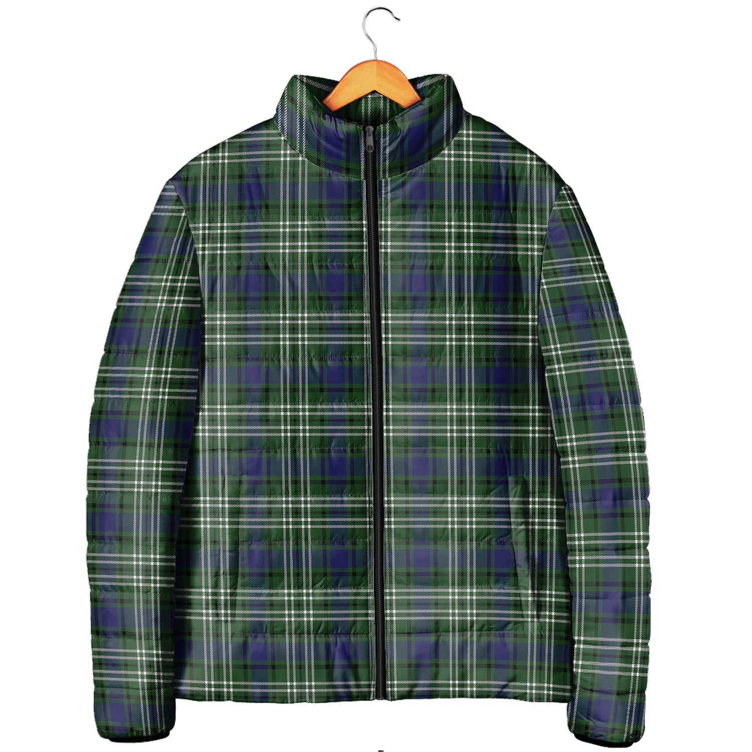 Blyth Tartan Padded Jacket Men's Padded Jacket - Tartan Vibes Clothing