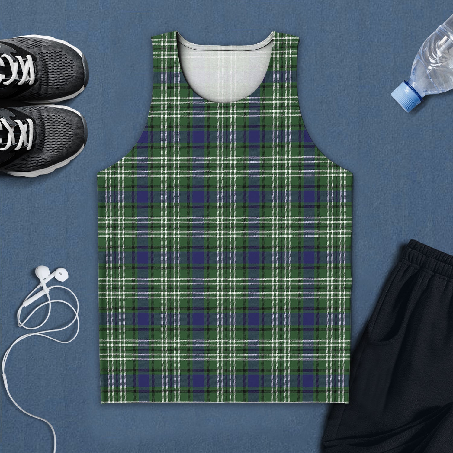 Blyth Tartan Mens Tank Top 5XL - Tartan Vibes Clothing