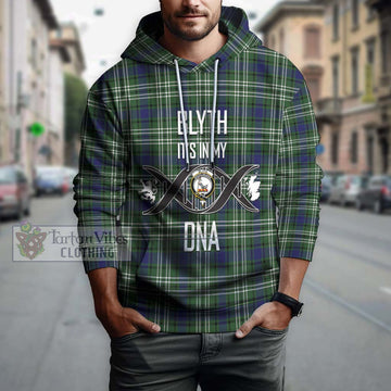 Blyth Tartan Hoodie with Family Crest DNA In Me Style Pullover Hoodie - Tartan Vibes Clothing