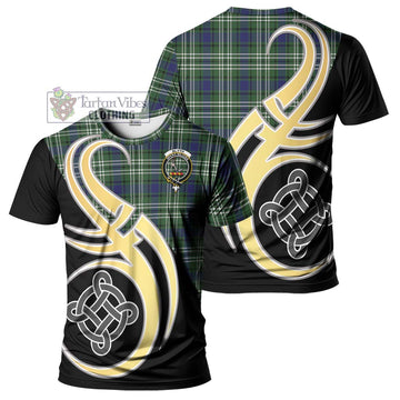 Blyth Tartan T-Shirt with Family Crest and Celtic Symbol Style Kid's Shirt - Tartan Vibes Clothing