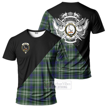 Blyth Tartan T-Shirt with Family Crest and Military Logo Style Kid's Shirt - Tartan Vibes Clothing