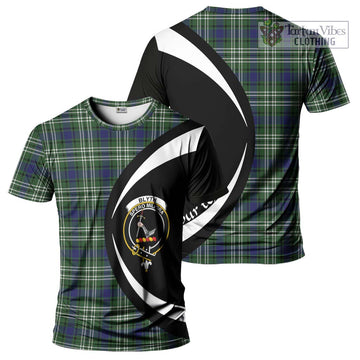 Blyth Tartan T-Shirt with Family Crest Circle Style Kid's Shirt - Tartan Vibes Clothing