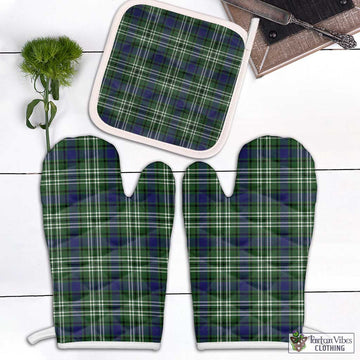 Blyth Tartan Combo Oven Mitt & Pot-Holder Combo 1 Oven Mitt & 1 Pot-Holder White - Tartan Vibes Clothing