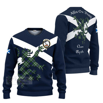 Blyth Tartan Lion Rampant Ugly Sweater Proudly Display Your Heritage with Alba Gu Brath and Clan Name Unisex - Tartan Vibes Clothing
