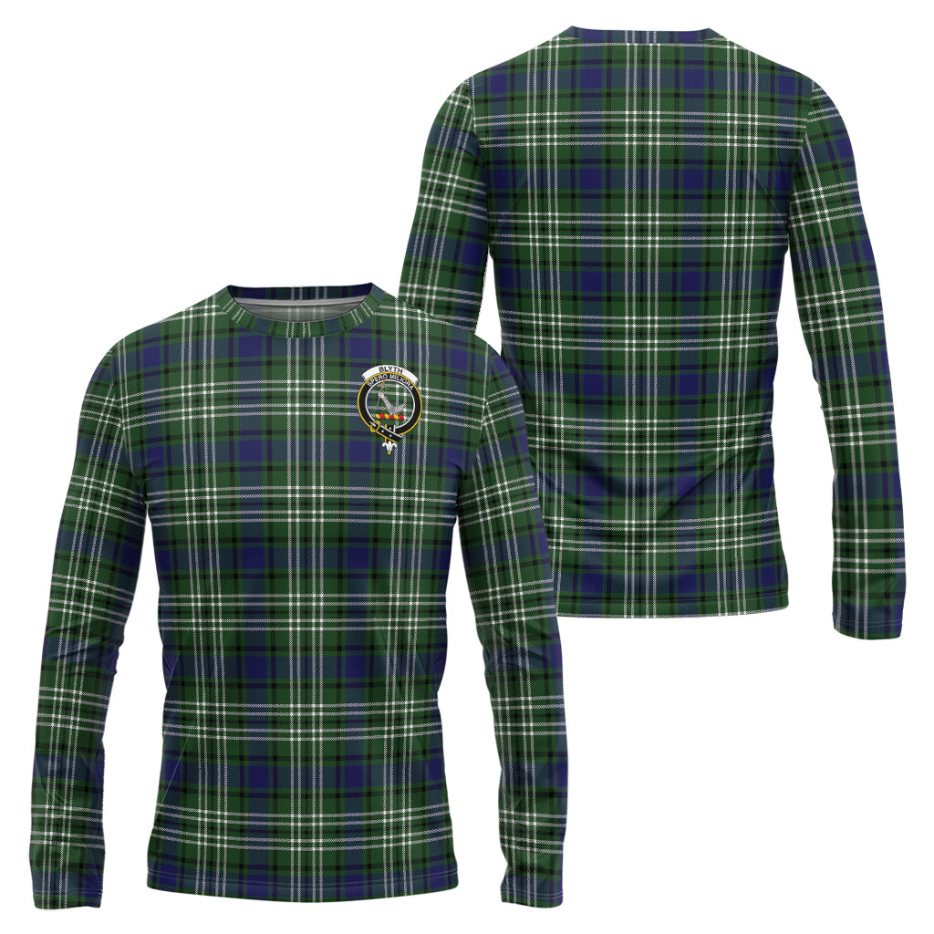 Blyth Tartan Long Sleeve T-Shirt with Family Crest Unisex - Tartan Vibes Clothing