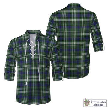 Blyth Tartan Men's Scottish Traditional Jacobite Ghillie Kilt Shirt Men - Tartan Vibes Clothing