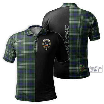 Blyth Tartan Polo Shirt with Family Crest and Half Of Me Style Kid - Tartan Vibes Clothing
