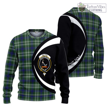 Blyth Tartan Ugly Sweater with Family Crest Circle Style Unisex - Tartan Vibes Clothing