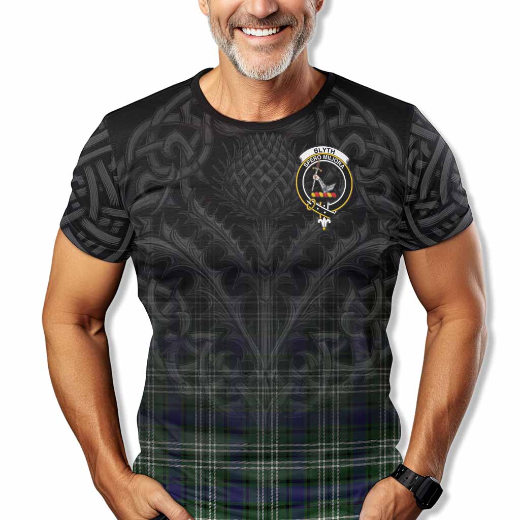 Blyth Tartan T-Shirt with Family Crest Celtic Thistle Vibes Kid's Shirt - Tartan Vibes Clothing