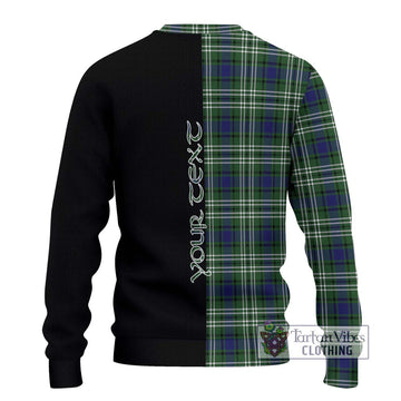 Blyth Tartan Ugly Sweater with Family Crest and Half Of Me Style - Tartan Vibes Clothing