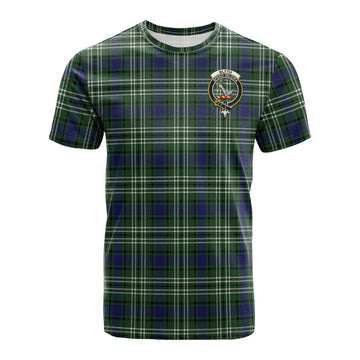 Blyth Tartan T-Shirt with Family Crest