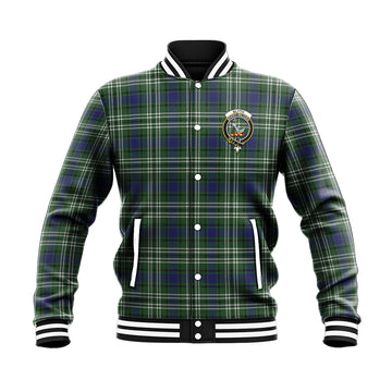 Blyth Tartan Baseball Jacket with Family Crest - Tartan Vibes Clothing