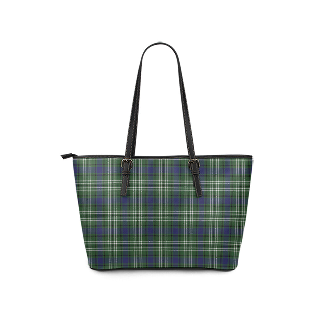 Blyth Tartan Leather Tote Bag - Tartan Vibes Clothing