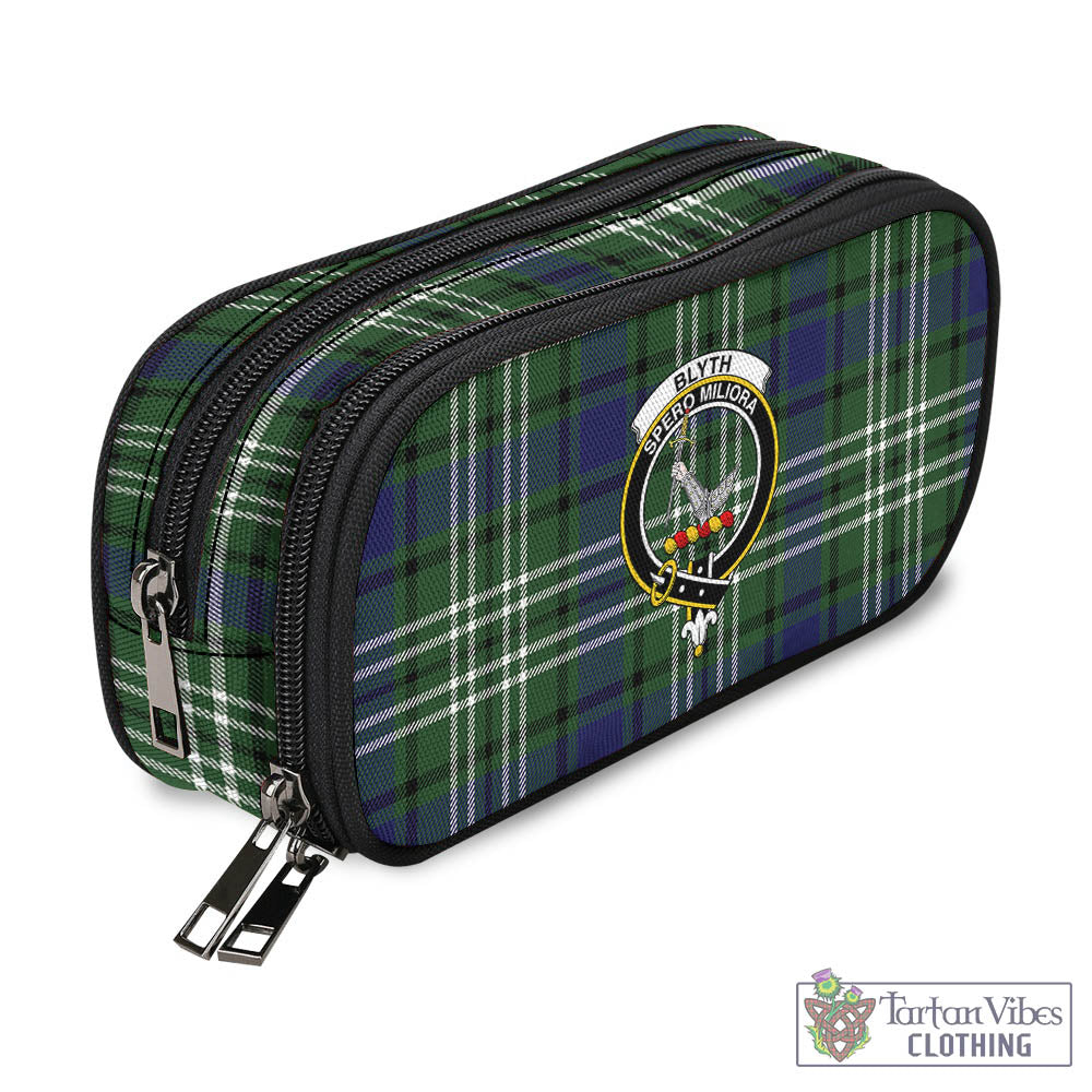 Blyth Tartan Pen and Pencil Case with Family Crest - Tartan Vibes Clothing