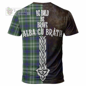 Blyth Tartan Family Crest T-Shirt Alba Gu Brath Be Brave Lion Ancient Style - Tartan Vibes Clothing