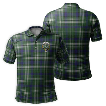 Blyth Tartan Men's Polo Shirt with Family Crest