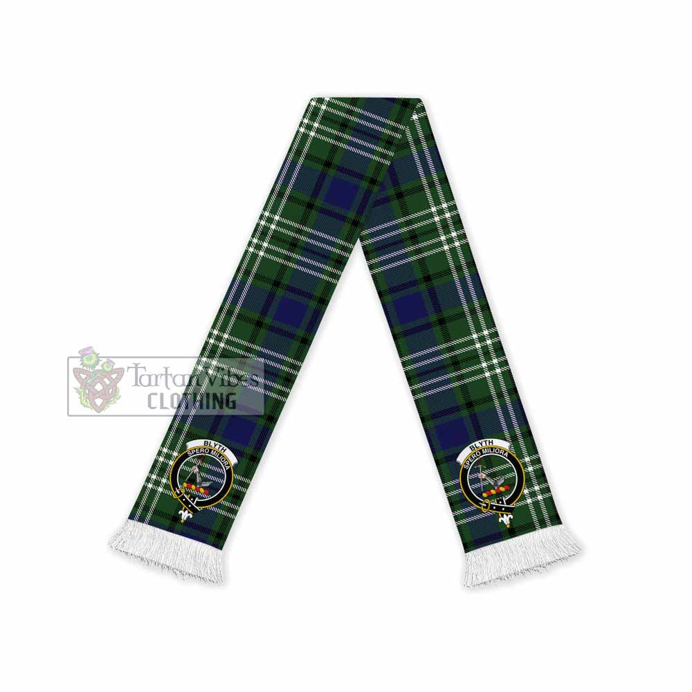 Tartan Vibes Clothing Blyth Tartan Ruffneck Scarf with Family Crest