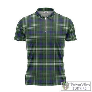 Blyth Tartan Zipper Polo Shirt - Tartan Vibes Clothing