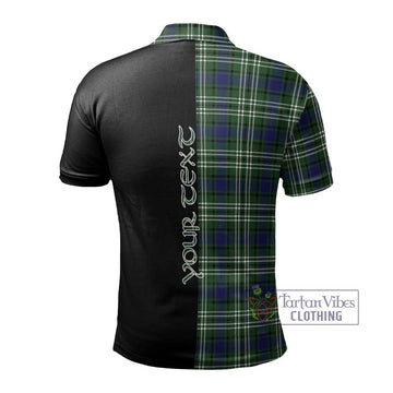 Blyth Tartan Polo Shirt with Family Crest and Half Of Me Style - Tartan Vibes Clothing