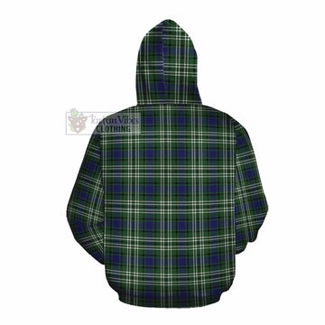 Blyth Tartan Cotton Hoodie with Family Crest DNA In Me Style Pullover Hoodie - Tartan Vibes Clothing