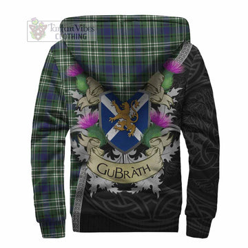Blyth Tartan Family Crest Sherpa Hoodie Lion Rampant Royal Thistle Shield Celtic Inspired - Tartan Vibes Clothing