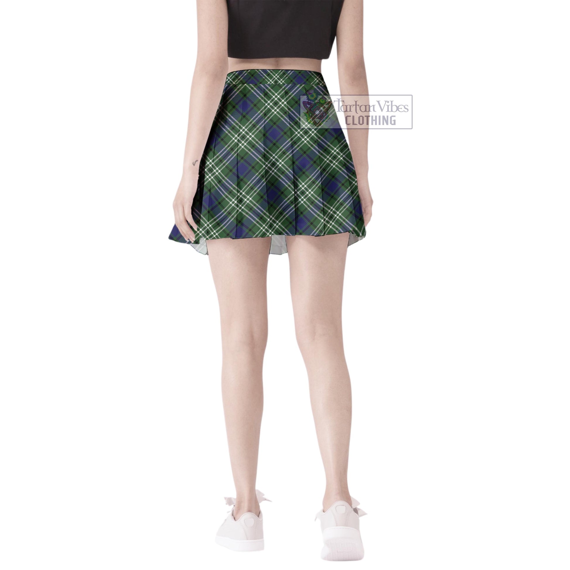 Tartan Vibes Clothing Blyth Tartan Women's Plated Mini Skirt