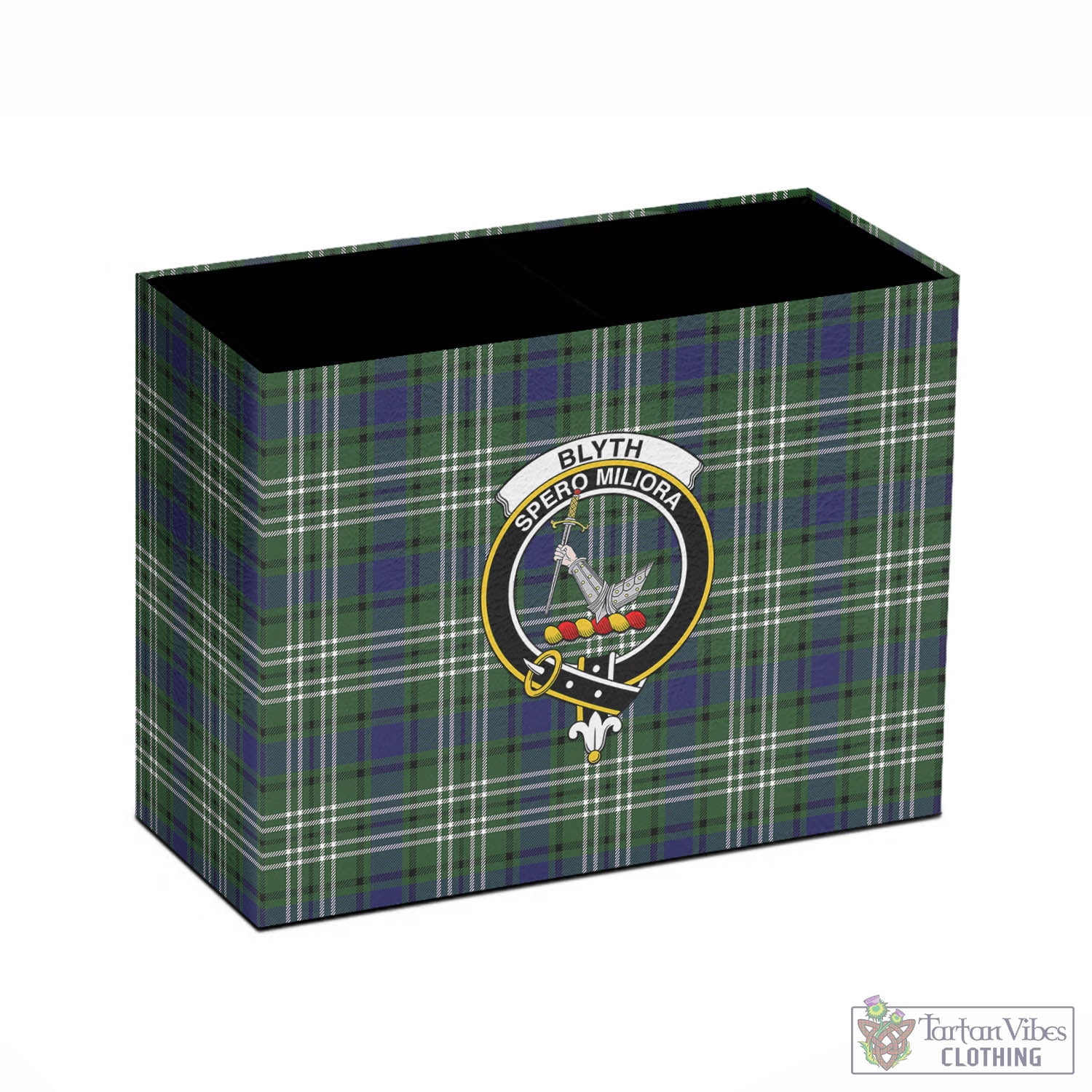 Blyth Tartan Pen Holder with Family Crest - Tartan Vibes Clothing