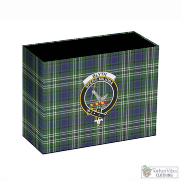 Blyth Tartan Pen Holder with Family Crest - Tartan Vibes Clothing