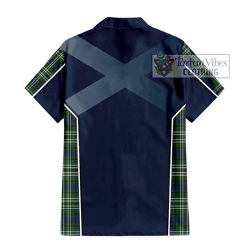 Blyth Tartan Hawaiian Shirt with Family Crest and Lion Rampant Vibes Sport Style - Tartan Vibes Clothing