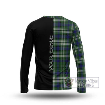 Blyth Tartan Long Sleeve T-Shirt with Family Crest and Half Of Me Style - Tartan Vibes Clothing