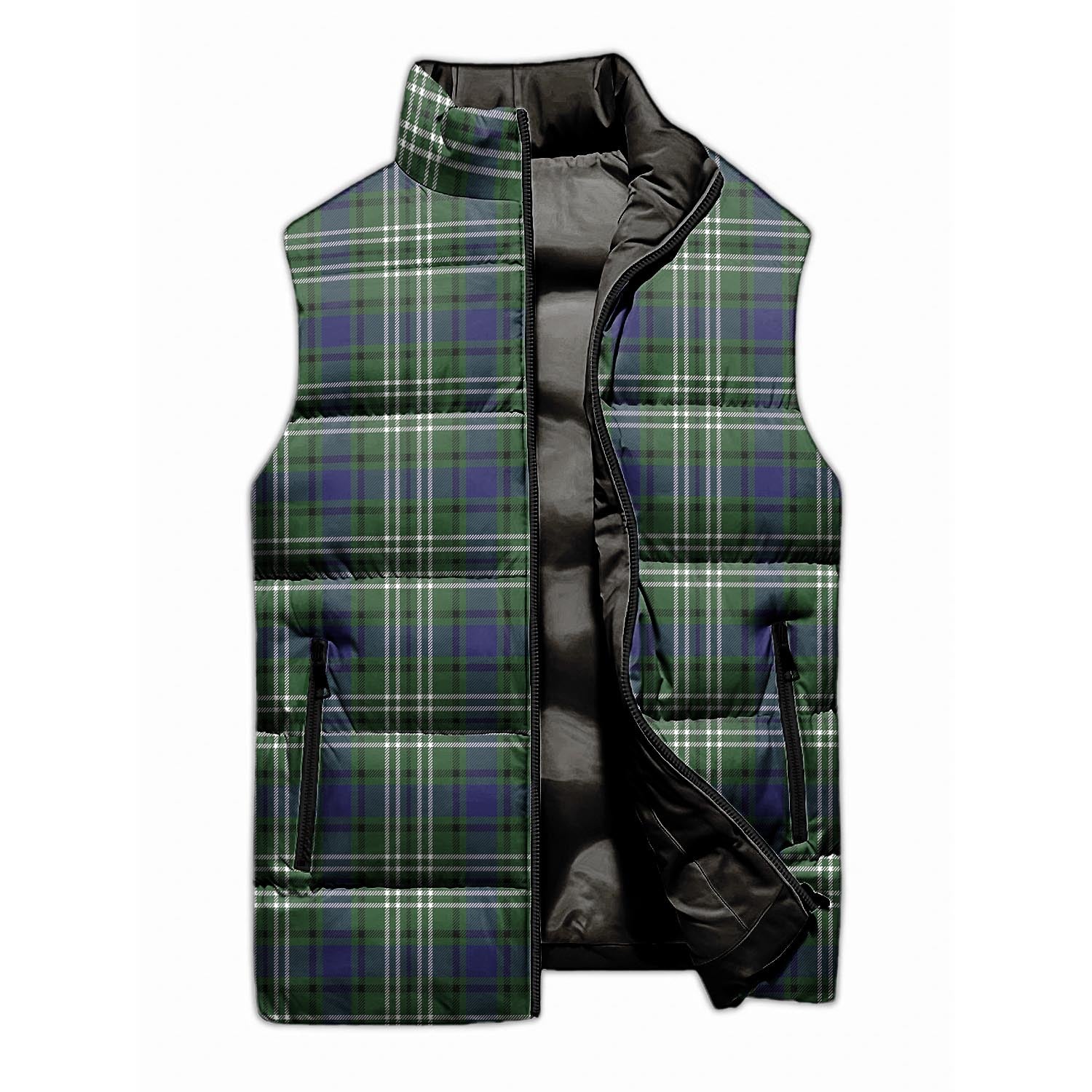 Blyth Tartan Sleeveless Puffer Jacket Unisex M - Tartan Vibes Clothing