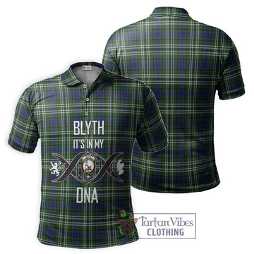 Blyth Tartan Polo Shirt with Family Crest DNA In Me Style - Tartan Vibes Clothing