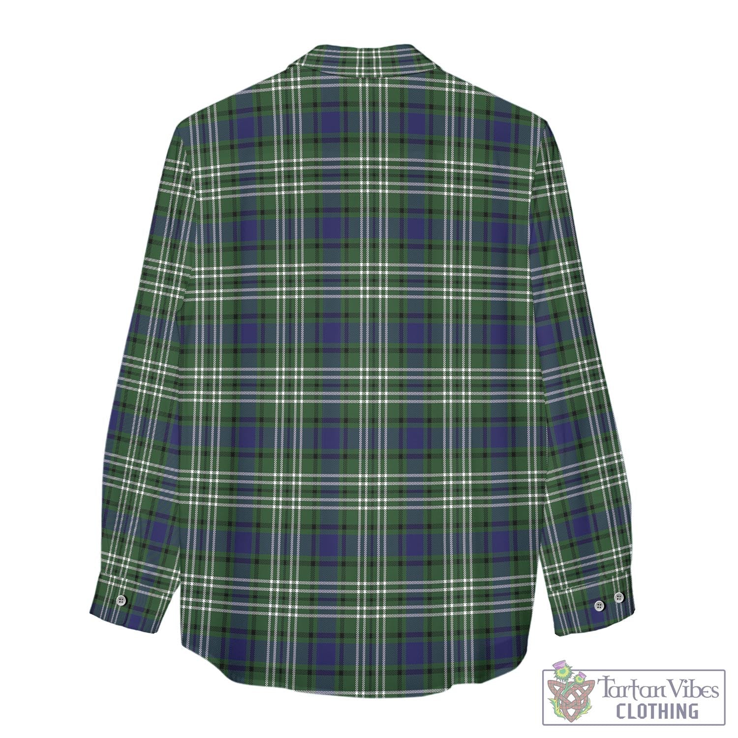 Blyth Tartan Women's Casual Shirt with Family Crest - Tartan Vibes Clothing