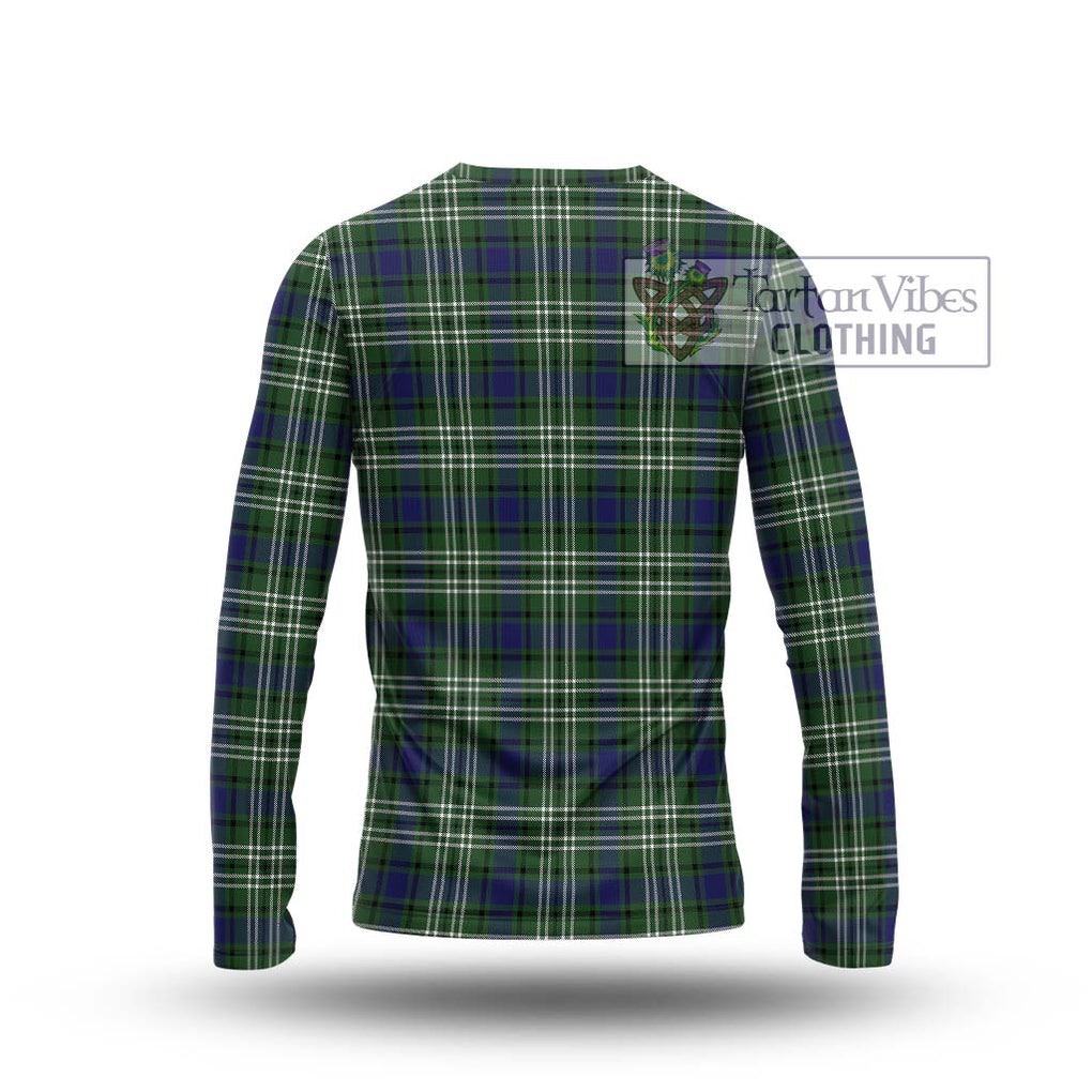 Blyth Tartan Long Sleeve T-Shirt with Family Crest DNA In Me Style - Tartan Vibes Clothing