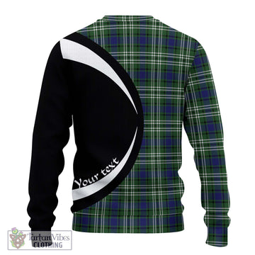 Blyth Tartan Ugly Sweater with Family Crest Circle Style - Tartan Vibes Clothing