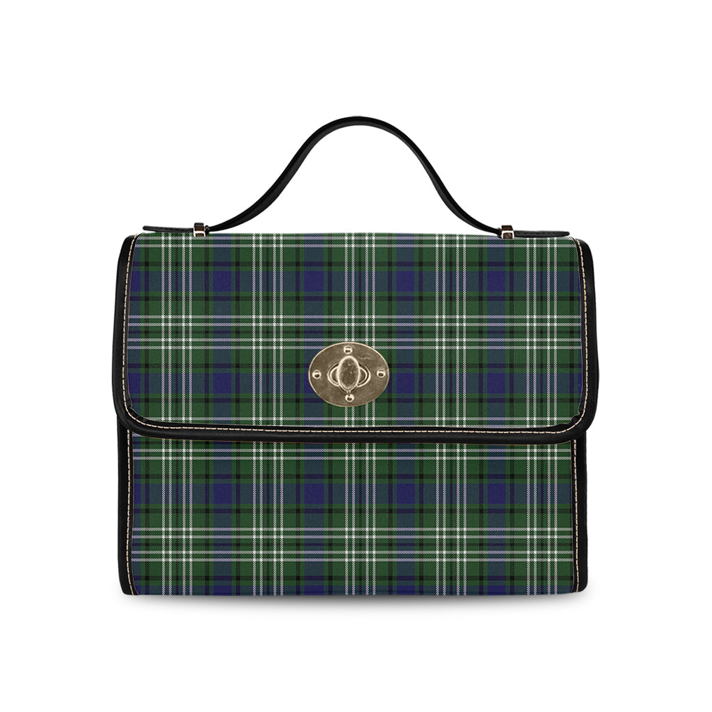 Blyth Tartan Leather Strap Waterproof Canvas Bag - Tartanvibesclothing