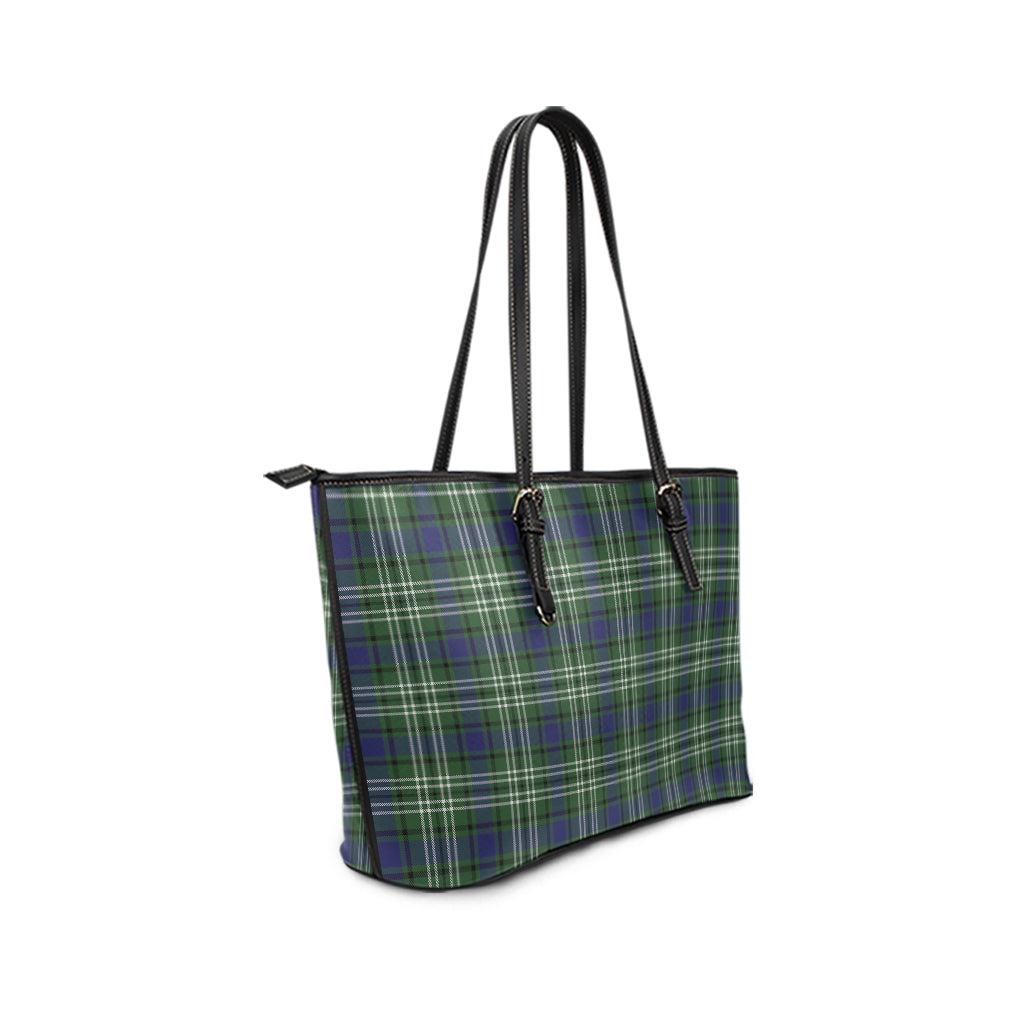 Blyth Tartan Leather Tote Bag - Tartan Vibes Clothing