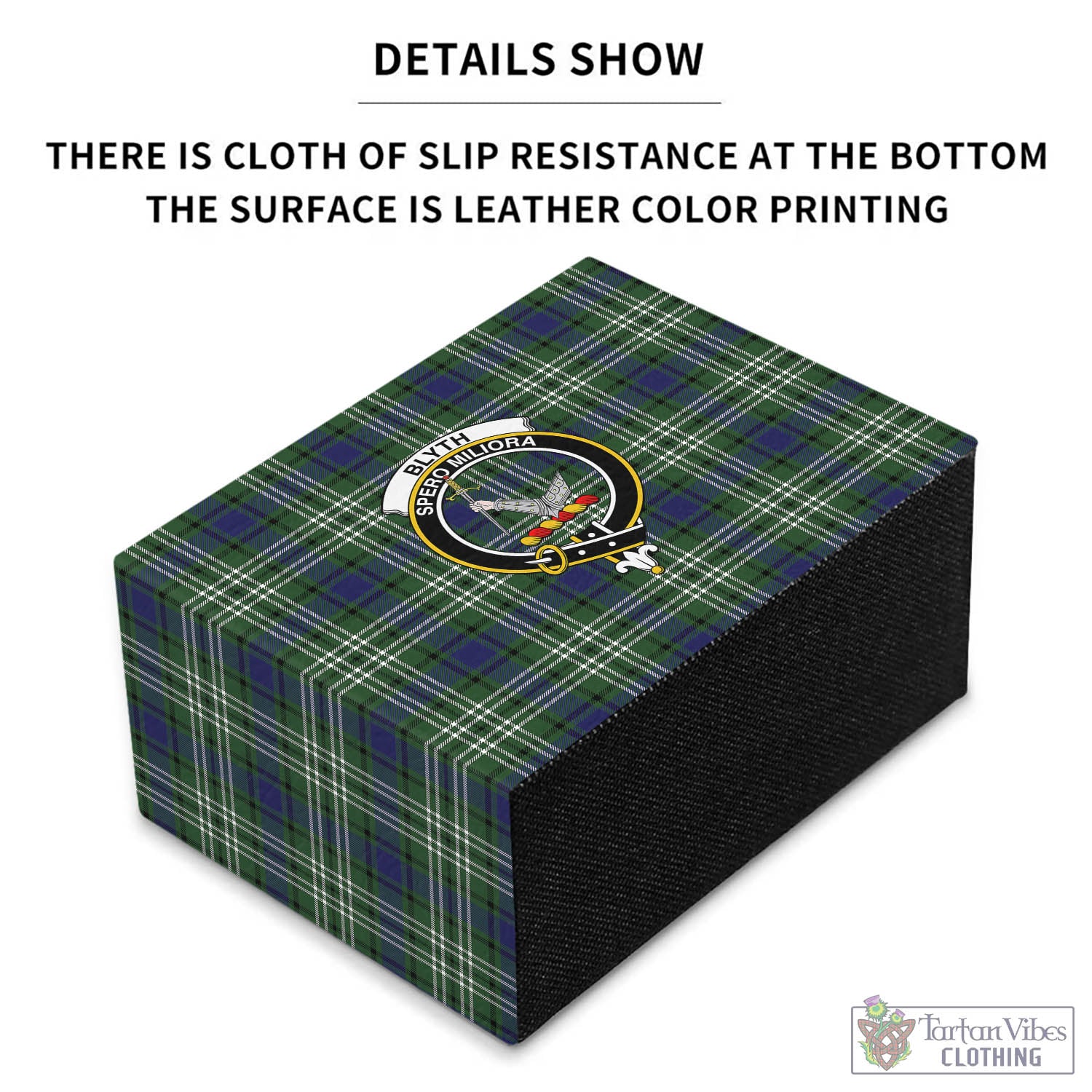 Blyth Tartan Pen Holder with Family Crest - Tartan Vibes Clothing