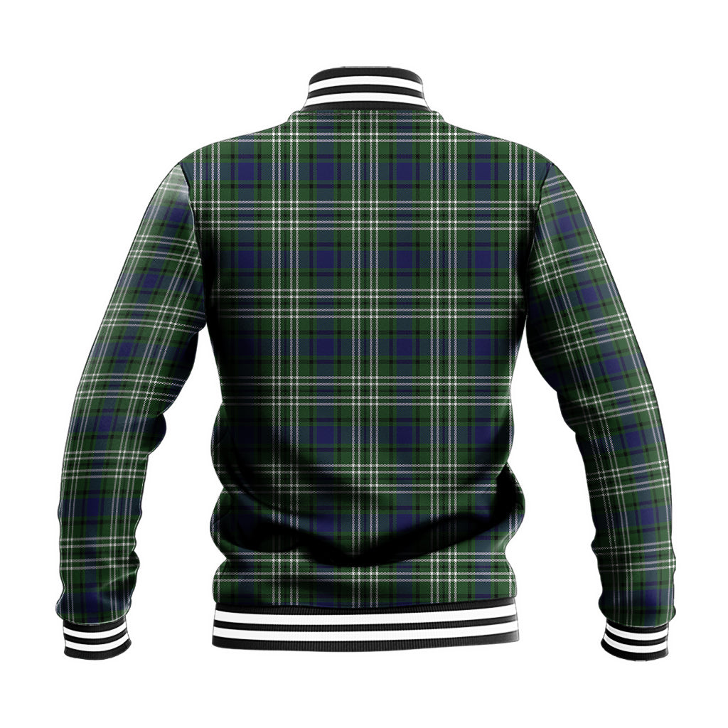 Blyth Tartan Baseball Jacket with Family Crest - Tartan Vibes Clothing