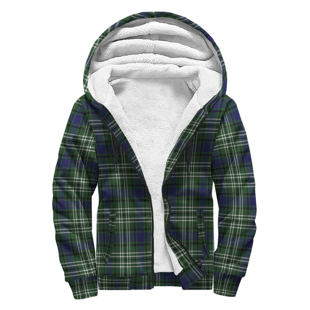 Blyth Tartan Sherpa Hoodie with Family Crest - Tartan Vibes Clothing
