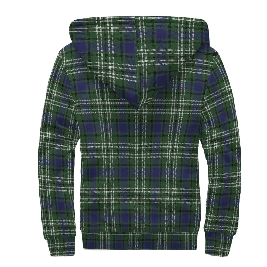 Blyth Tartan Sherpa Hoodie with Family Crest - Tartan Vibes Clothing
